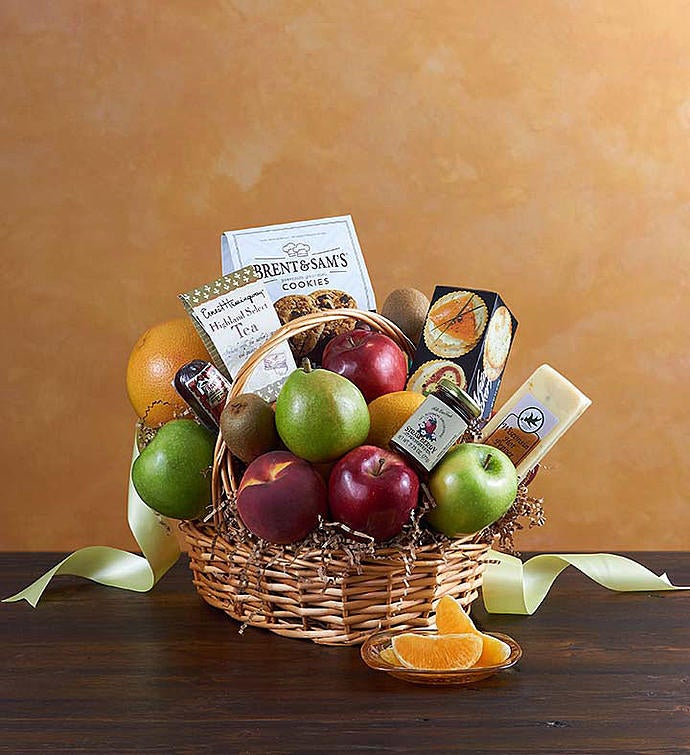 Deluxe Fruit & Gourmet Basket