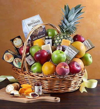 Deluxe Fruit  Gourmet Basket