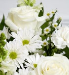 Heartfelt Tribute™ White Floor Basket Arrangement