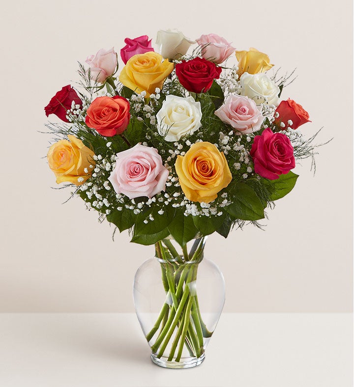 Rose Elegance™ Premium Long Stem Assorted Roses 
