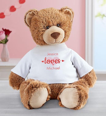 Personalized Tommy Teddy Hugs and Kisses