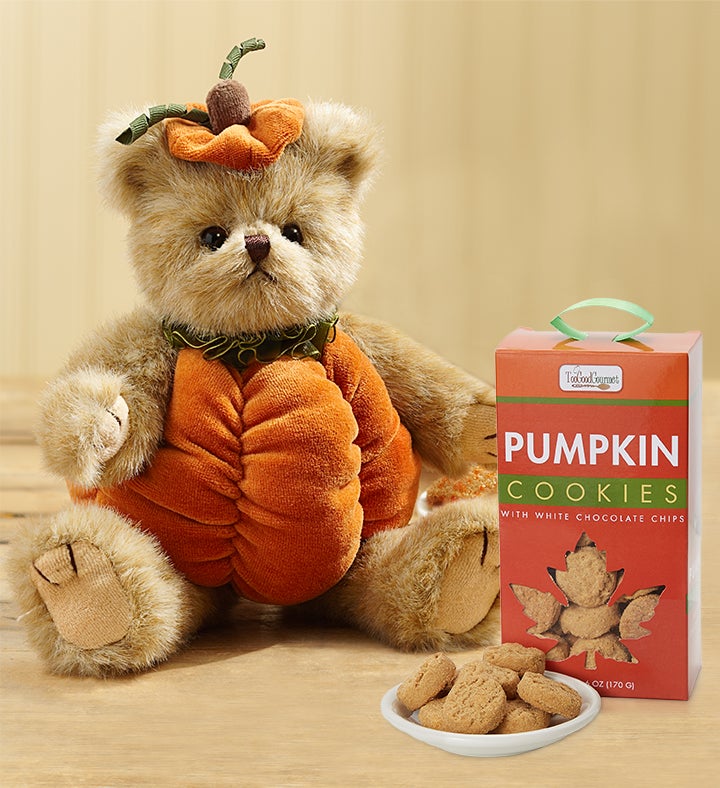 Bearington® Fall Pumpkin Bear