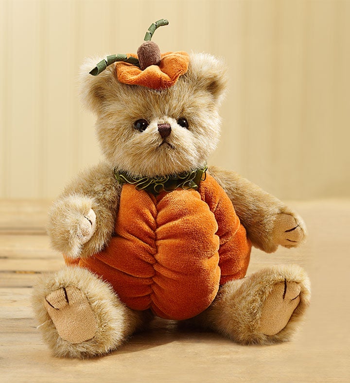 Bearington® Fall Pumpkin Bear