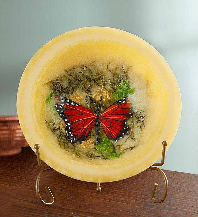 Butterfly Garden Scented Wax Bowl