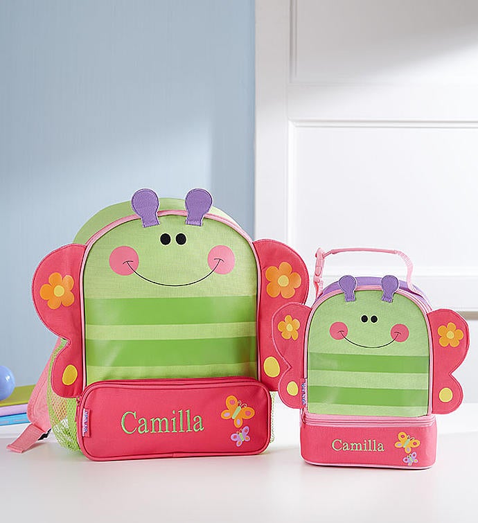 Personalized Butterfly Backpack & Lunchbox