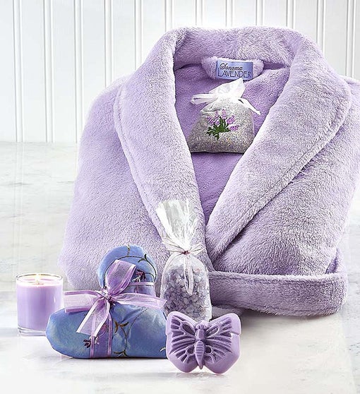 Sonoma Lavender Robe and Bath Gift Set