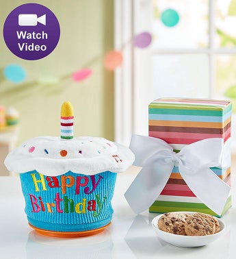 Animated Birthday Cupcake with Cheryls Cookies