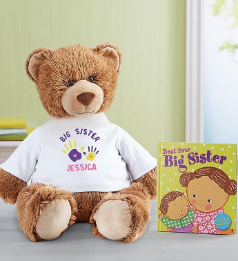Personalized Tommy Teddy Big Sister Celebration