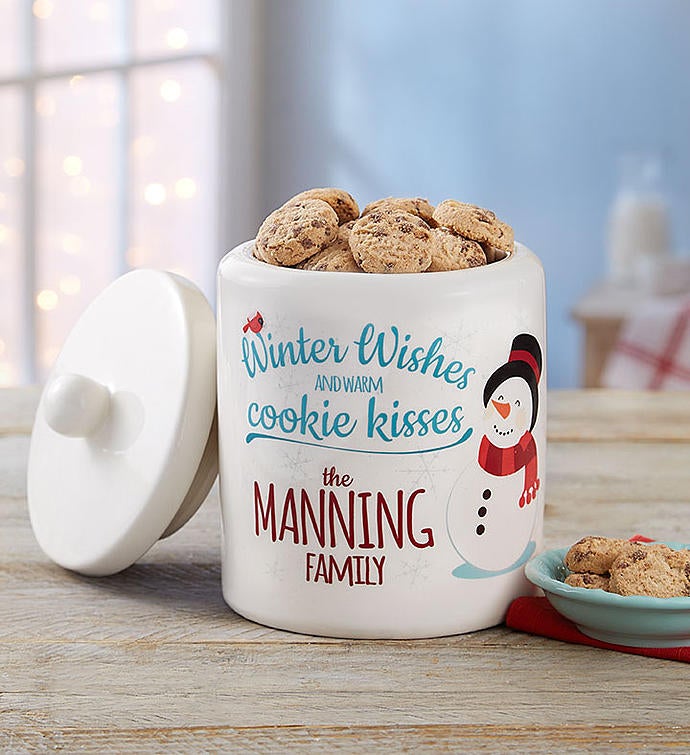 Cheryl’s® Personalized Winter Cookie Jar