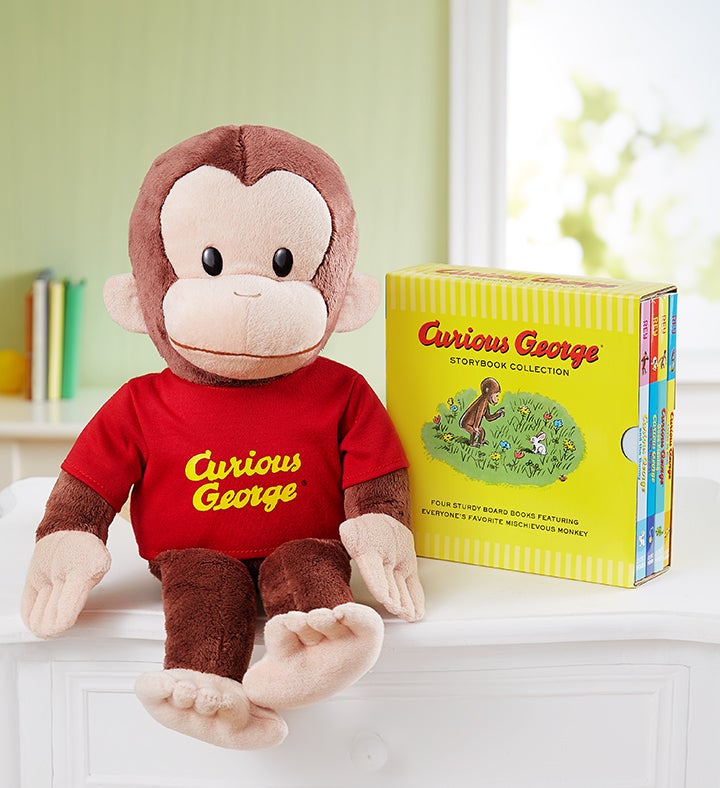 Gund® Curious George and Story Book Collection