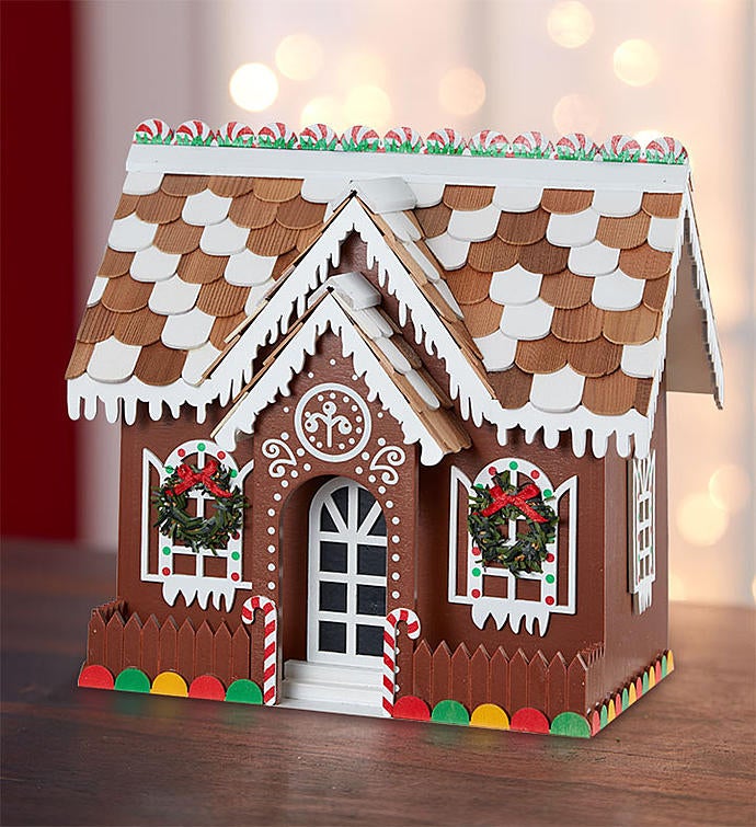 Jolly Gingerbread Birdhouse