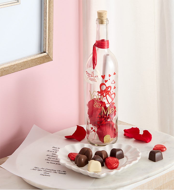 Message In A Bottle® ’You & Me' With Free Chocolate