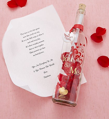Message In A Bottle® 'You & Me' With Chocolate