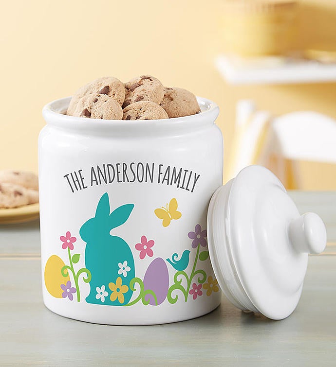 Personalized Easter Cookie Jar & Cheryl’s® Cookies