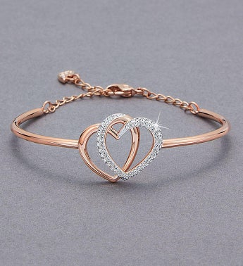 Swarovski Interlocking Hearts Bracelet