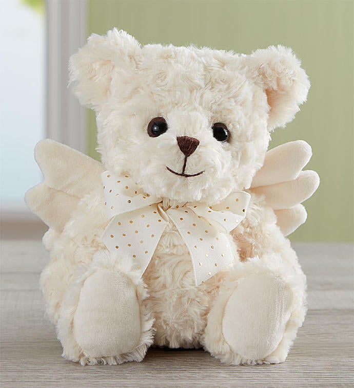 Bearington® Angel Bear and Pin for Sympathy