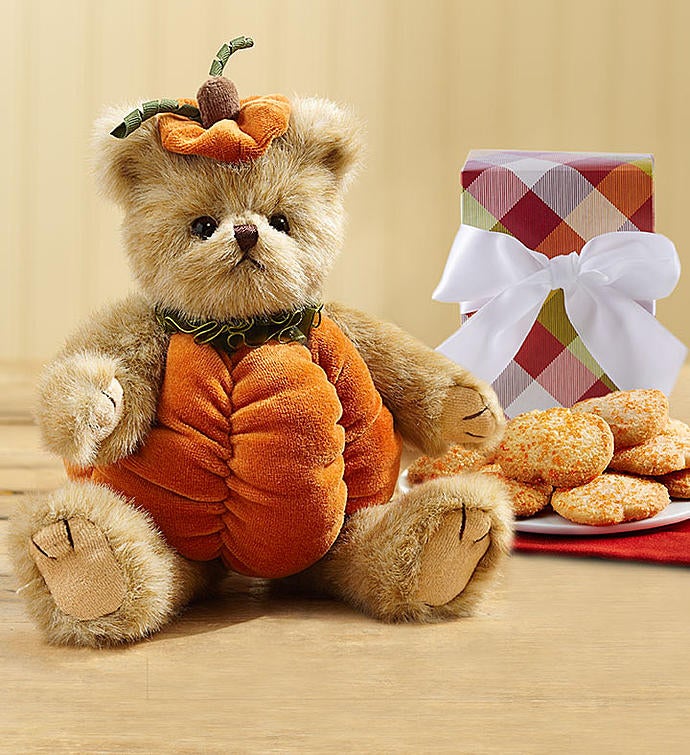 pumpkin bear stuffed animal