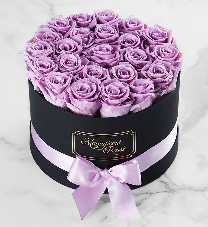 Magnificent Roses&reg; Preserved Lavender Roses