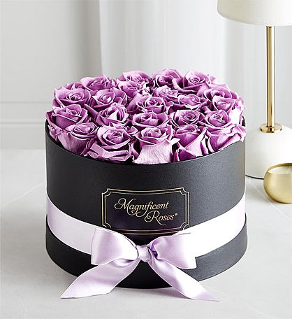 Magnificent Roses® Preserved Lavender Roses