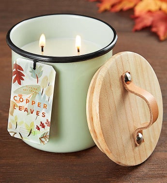 Illume Copper Leaves Candle
