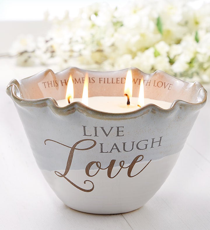 Live, Love, Laugh Tranquility Candle