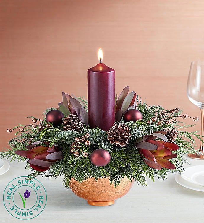 Enchanting Evergreens Centerpiece by Real Simple®