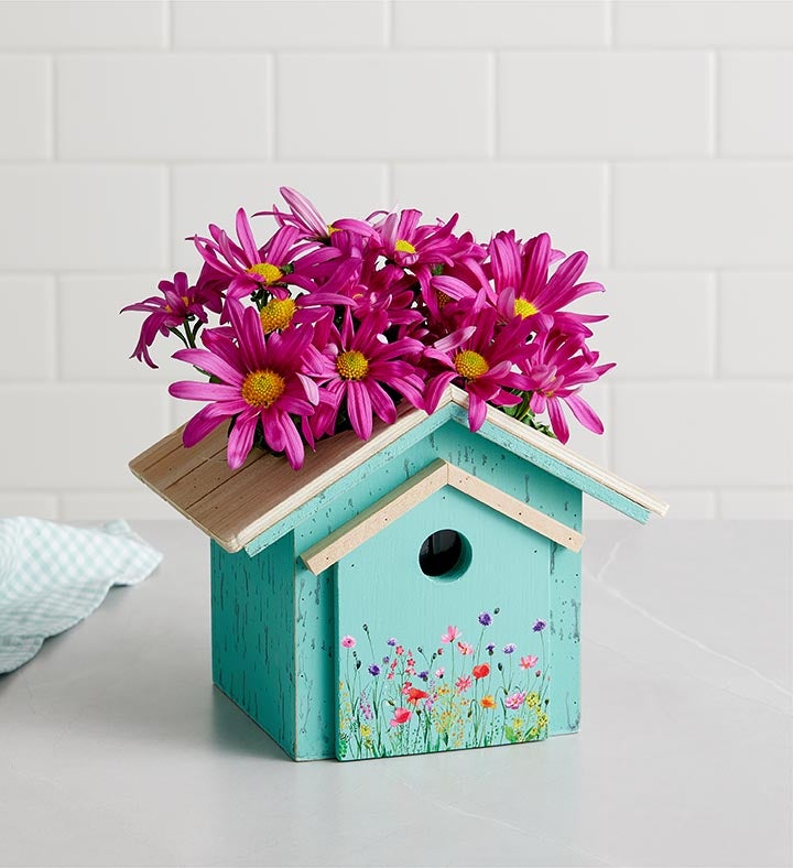 Birdhouse of Blooms