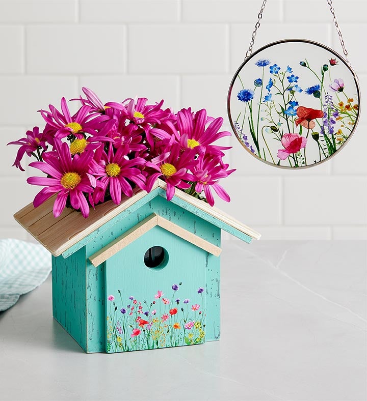 Birdhouse of Blooms