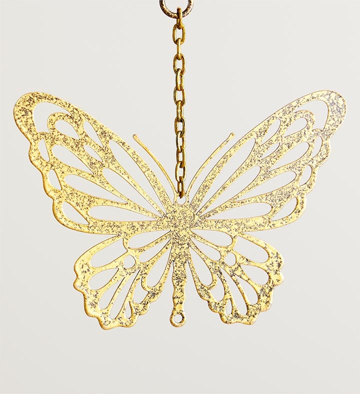 Butterfly Chime Dish Garden Sympathy