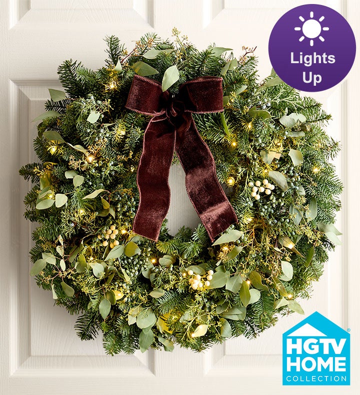 Fresh Eucalyptus Wreath 24"