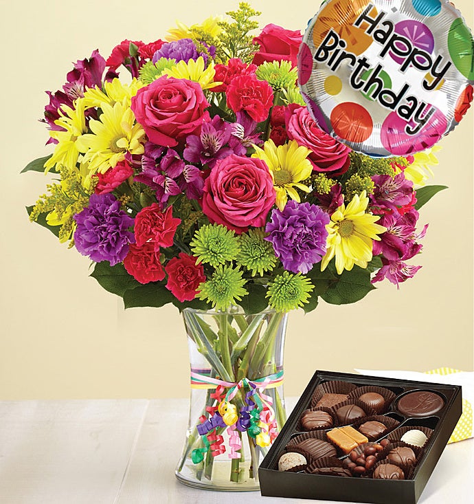 Birthday Flowers And Gifts | Birthday Flower Delivery | 1-800-Flowers.com