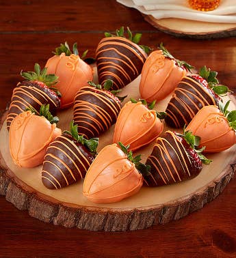 Pumpkin Patch Dipped Strawberries