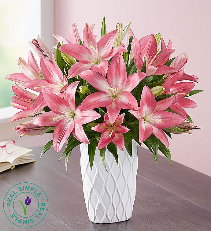 Pink Lilies by Real Simple®