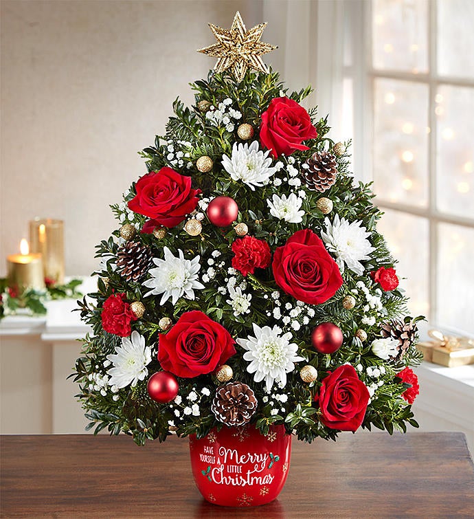 Merry Little Christmas™ Holiday Flower Tree®