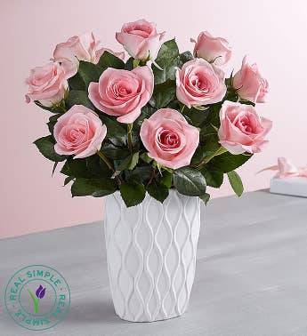 Pink Roses by Real Simple