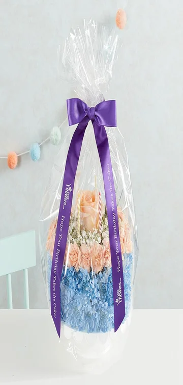 Birthday Wishes Flower Cake® Coastal 