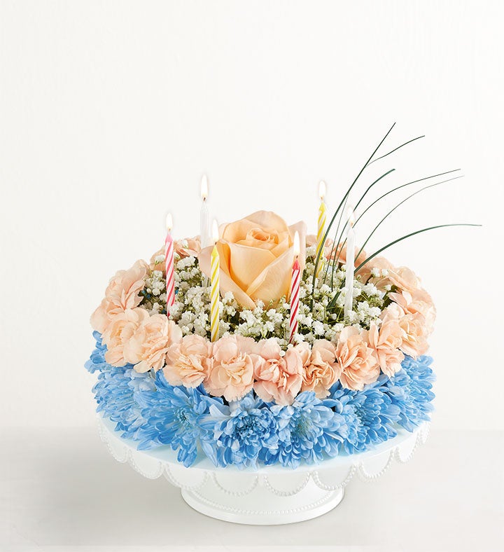 Birthday Wishes Flower Cake® Coastal