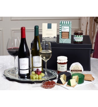Deluxe Wine  Cheese Gift Box