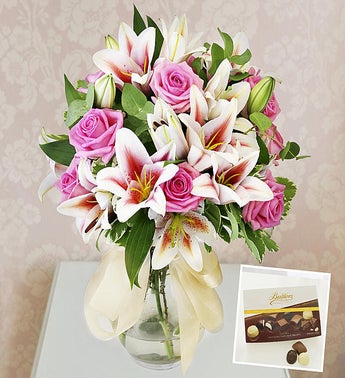 Luxury Roses  Lilies  Chocolates