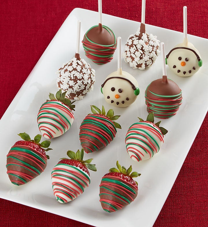 Holiday Cheer Berries and Cake Pops