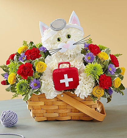 1800Flowers Flower Delivery Get Well Assorted Roses 12-24 Stems, 12 Stems  W/ Clear Vase & Bear - Yahoo Shopping