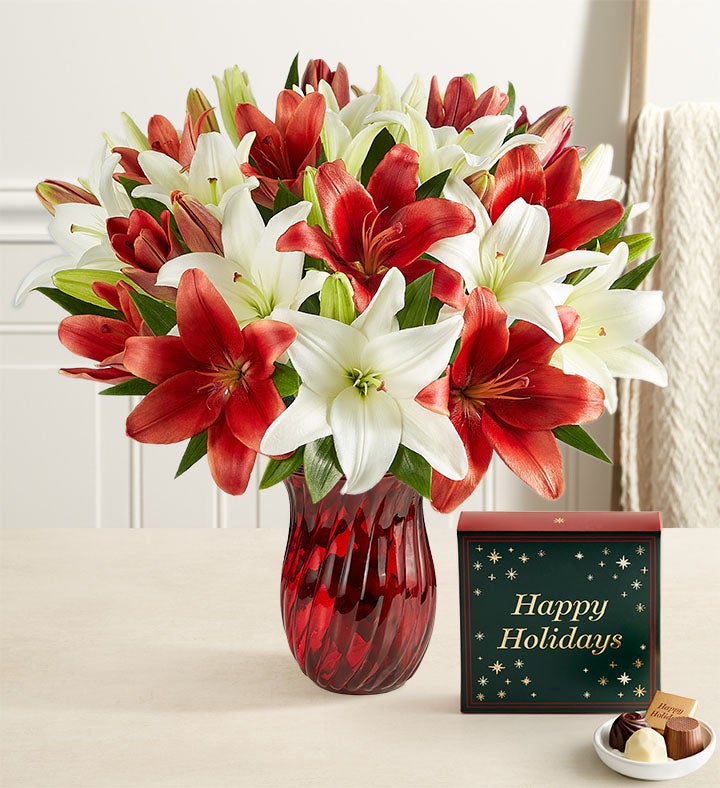 Holiday Lily Bouquet