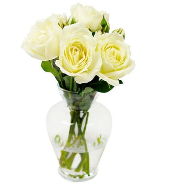 Corner Flower - White