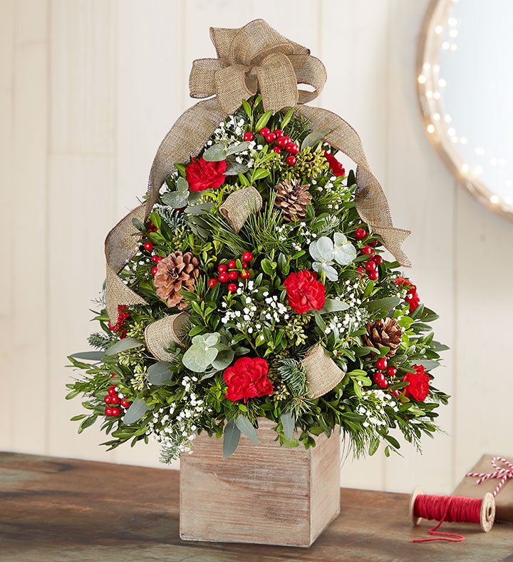 Cozy Cabin™ Holiday Flower Tree®