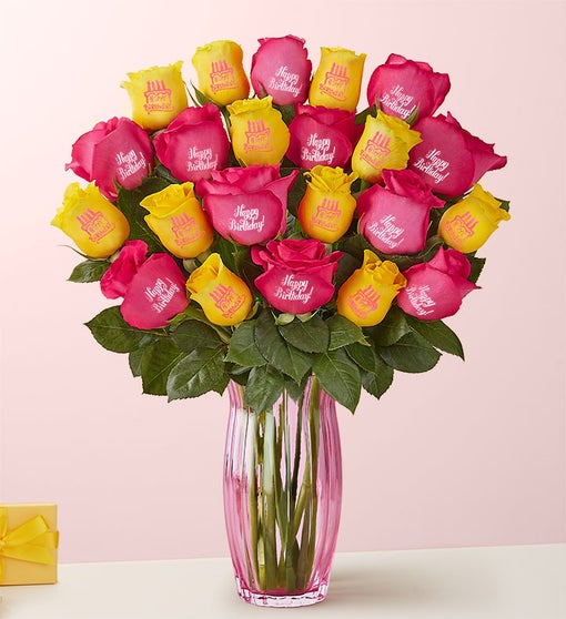 Conversation Roses ™ Happy Birthday From 1 800 Flowerscom 8800