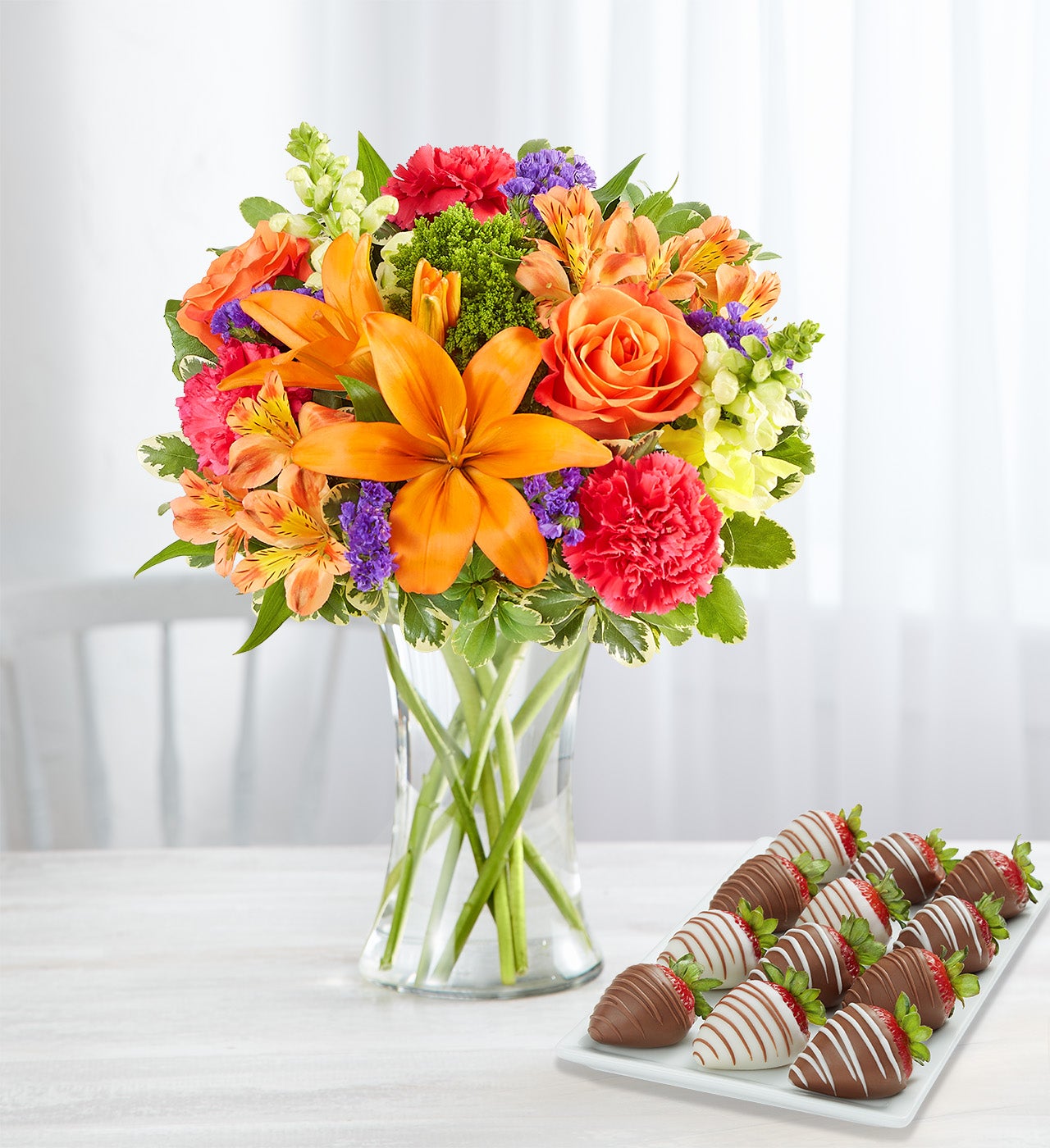 Vibrant Floral Medley™ with Strawberries