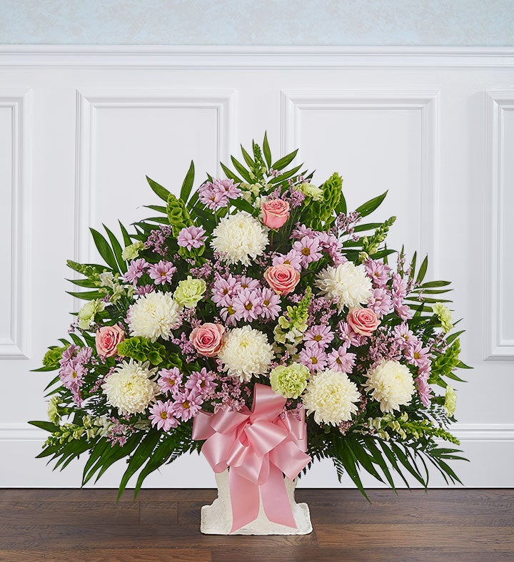 Heartfelt Tribute™ Floor Basket- Pastel