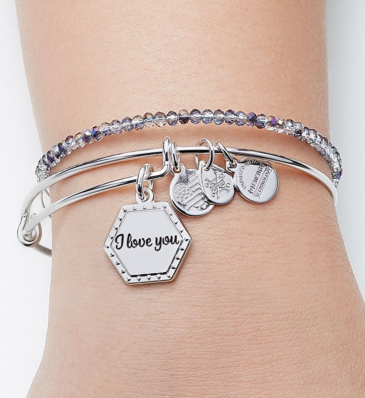 Alex & Ani Because I Love You Bangle | 1800flowers.com