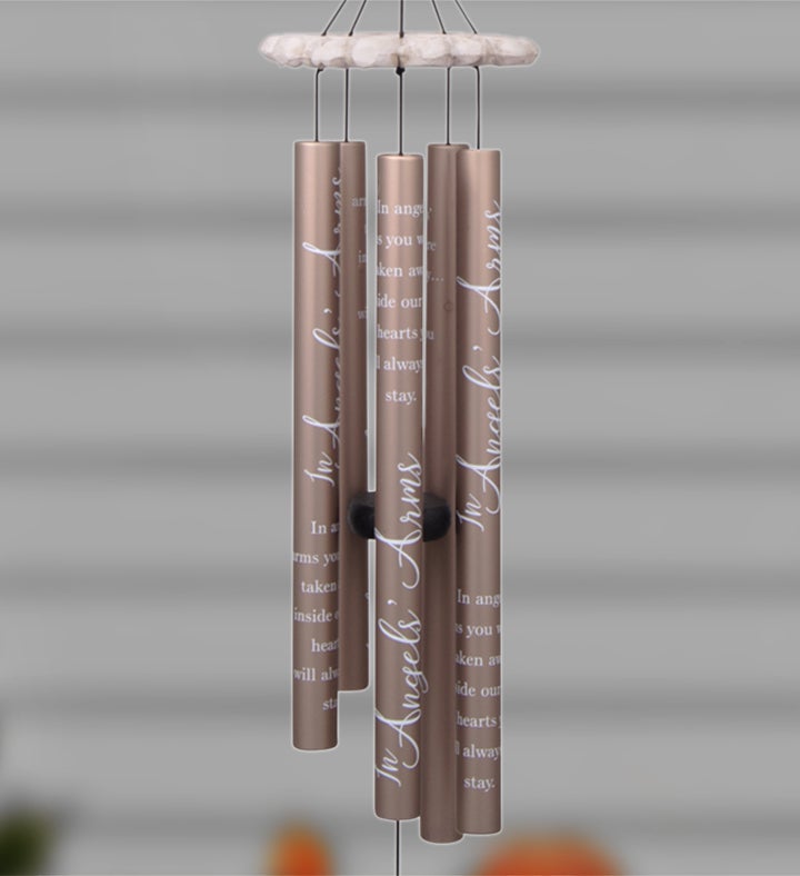 In Angel's Arms Wind Chime  35"