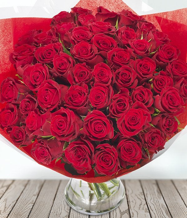 50 Red Rose bouquet